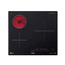 LG DIOS 하이브리드 전기레인지 BEY3GST2C (프리스탠딩8.5cm포함 3버너)