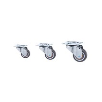 무소음 바퀴 가구 이동식 회전 브레이크 캐스터 1인치 1.25인치 1.5인치, 03.회전1.5인치(1개)