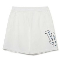 엠엘비 정품# 남녀공용 화이트컬러 컬러풀 심볼 7부 반바지(3ASPB0233-07WHS)