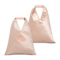 메종마르지엘라 메종마르지엘라 S54WD0039 P5543 T4102 MM6 재패니즈 로고 패치 새틴 토트백