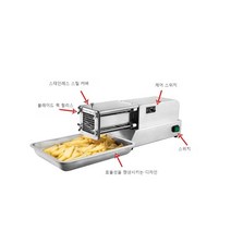 야채절단기 자동 과일 및 야채 슬라이서 상업용 전기 컷 고구마 오이 무 감자 양상추 슬라이스, 8mm