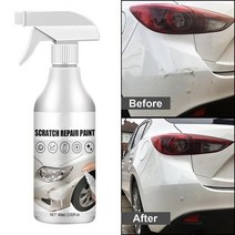 [1+1] 리무빙스프레이 차기스제거 자동차페인트벗겨짐 Rayhong-60ml 자동차 스크래치 수리 페인트 스프레이, 01 WHITE