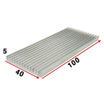 JINHA 방열판 알루미늄 방열패드 방열시트 100x40x5, 1개