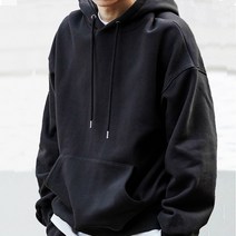 오버핏 남성 여성 기모후드티_무지 후드티 M~2XL 빅사이즈