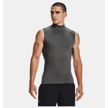 [언더아머 본사]남성 HeatGear 아머 모크 슬리브리스 1361521-090