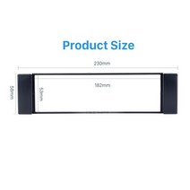 자동차부품Seicane 1 DIN 자동차 라디오 프레임 2001-2003 AUDI A3 8L 2000 A6 4B Fiat Scudo 1999 Seat To