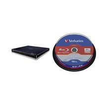 LG Electronics 6X 블루레이 Writer 8X DVD +/- RW USB 2.0 슈퍼 멀티 울트라 슬림, 라이터 + 25GB 2X