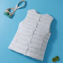 패딩 조끼 경량 반팔 뽀글이 크롭 유니클로경량 유니클로 허리스트링 발열 숏 매트 58