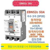 LS산전 EBN52c 50A 누전차단기 2P50A ELB ELCB EBE52b