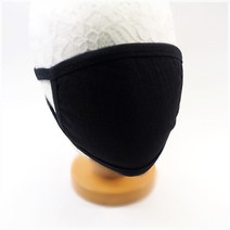 이중 순면 3개 세트 국산 깔끔한 황사 마스크 블랙, 1팩