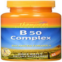 Thompson B-50 Complex 50 Mg 60 Capsules null, 1, 기타