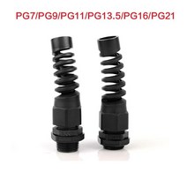 케이블글랜드 10pcs anti-bending 전기 케이블 글 랜드 pg7pg9pg11pg13.5pg16 와이어 나일론 조인트 용 방수 플라스틱 케이블 항목 커넥터, pg21