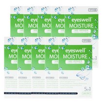 아이스웰 모이스춰 1회용 콘택트렌즈 다목적용액 7ml X 5EA, 10개