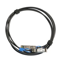 MIkroTiK XS+DA0001 1G 10G 25G SFP28 Direct Attach 케이블 (1M SFP+), 1개