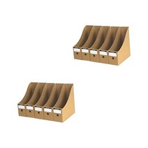 ABOOFAN 10pcs 선반용 데스크탑 보관함 브래킷 선반용 장식 사무실 장식 공예 책상 종이 정리함 데스크탑 스탠드 크래프트 종이 책 페이지 홀더 사무실 보관함