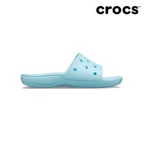 [크록스(CROCS)] [크록스] 공용 클래식 슬라이드 아이스블루 206121-4O9