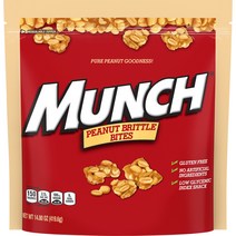 Munch Peanut Brittle Bites 문치 피넛 브리틀 바이트 419.6g X 2개