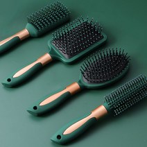 엔템 두피브러쉬 긴머리 두피마사지빗 두피마사지 브러쉬 실리콘일체형 마사지빗 여성헤어 남자헤어 엉킴방지 머리빗 두피 볼륨 헤어브러쉬, 원형브러쉬, 1개