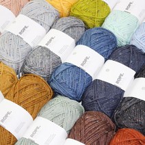 연일 로프얀 울실 뜨개실 털실 1p, 219.브라운트위드