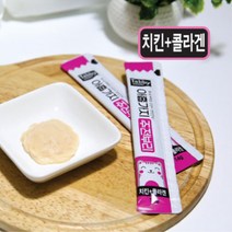 고단백 콜라겐함유 노묘간식 고양이츄르 12p 캣퓨레, 12개