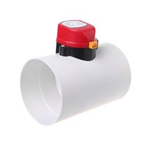 환풍기설치방법HVAC 플라스틱 전동 공기 밸브 전기 댐퍼 밸브 덕트 솔레노이드 체크 밸브 파이프 환기 220, 04 200mm_02 DC 24V