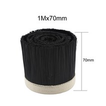 1M 70mm 100mm 브러시 타입 진공 청소기 조각 기계 용 먼지 커버 CNC 밀링 스핀들 모터 기계 집진기 브러, 01 70mm