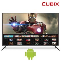 삼성패널 중소기업 스마트티비 43인치 UHD 4K TV 109cm LED 스탠드형 벽걸이 가능 자가 설치 방문 설치 넷플릭스 유튜브, 벽걸이형 택배배송(상하좌우 브라켓)