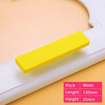 수입가구 붙박이장 엔틱가구 손잡이 세라믹 가구 빈티지 손잡이 다채로운 가구 핸들 어린이, 직사각형 노란색
