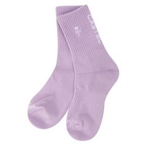 [까스텔바작]BGBMGO712VI 여성 로고 포인트 골지 양말, 단품