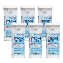 [본사직영몰] 덴마크 크리스찬한센 스트롱바이오틱스 온가족 유산균 30캡슐 6병(6개월분), 6개