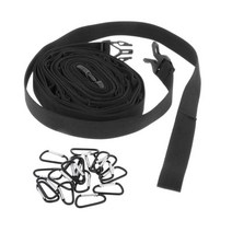 20피트 캠핑 매는 밧줄 텐트 캠핑장 보관 스트랩 하이킹 캠핑 홈 정원 용품 기어 액세서리, 알루미늄 합금 및 PP., 후크가있는 것