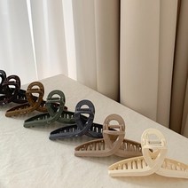 디작소 여성 올림머리 집게핀 헤어핀 반묶음 엘루스 프렌치, 블랙:원사이즈