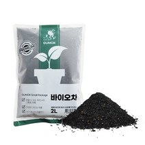 바이오차 소포장 2L 나무 숯 보비력 향상 친환경 유기 자재 토지 개량 효과