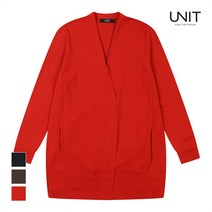 브루노바피 [UNIT] 여성 오픈형 니트 가디건_UFE3-KCA312R
