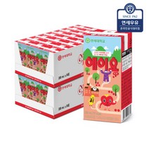[연세우유] 에이요 사과 200mL(48팩), 48개, 200ml