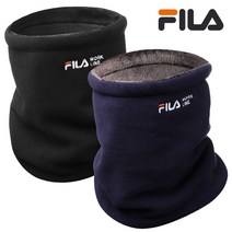 FILA 넥워머/동계 방한 목도리, 네이비