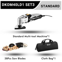 전동공구 다이나믹 에어쿠션 데코 새로운 220V DKOM40LD12 전기 다기능 진동 도구 트리머 액세서리와 가변 속도를 보았다, ., DKOM40LD1 S3