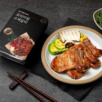국내산 프리미엄 수제 양념돼지갈비 순한맛(간장맛) 또는 매운맛 500g x 2팩, 순한간장맛, 2개