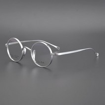 티타늄 안경테 가벼운 복고 원형 레트로 존레논 안경 남자여자 심플 디자인