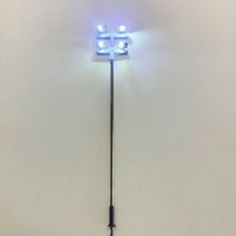 호 스케일 모델 조명 타워 타워 조명 레이아웃 가로등 기둥 기차/정원/놀이터/경기장 오버 헤드 2 개 278891, 계단이 있어요
