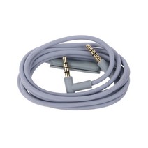 교체 3.5mm 헤드폰 케이블 확장 오디오 케이블 3.5mm Solo2.0, 회색