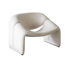 램벨뱃 1인용소파 럭셔리 디자인 인테리어가구, A. 화이트