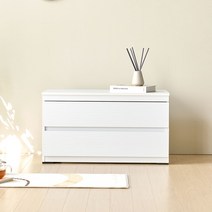 마크 2단 750 서랍장, 화이트