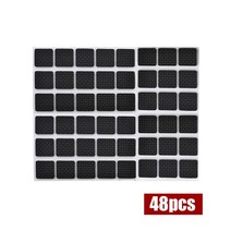 전기자전거 접이식자전거 듄드라이브 두꺼운 셀프 접착 가구 다리 발 러그 펠트 패드 미끄럼 방지 매트 범퍼 댐퍼 의자 테이블 보호대 하드웨어 48PCs 144804, Square, Square