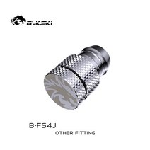 Bykski 물 B-FS3J/B-FS4J/PC 냉각 중지 피팅 ID9-10/12-13mm 소프트 튜브 호스 파이프 배수 어댑터, 03 Blue