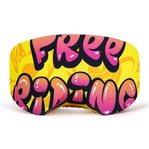 스키 고글 커버 휴대용 탄성 방진 눈보드 보호 유리 스크래치 방지 보관 슬리브 가방, [06] Free riding