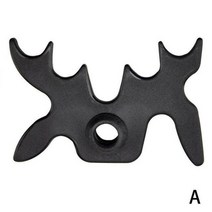 당구큐대 롱고니 모리나리 고리나 큐 당구 용품랙 브리지 헤드 크로스 뿔 막대 홀더 스누커 풀 플라스틱 426, 검은색