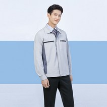 에이스 작업복상의 ACE-009 춘추복 근무복 자켓 점퍼, L, L