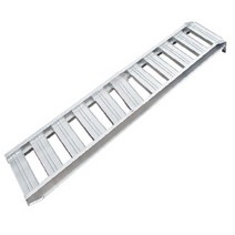 AL 고강도 경사로 0812: 2400-410 (하중 1.2 Ton) 개별판매 차량 스쿠터 오토바이 운반차 소독기 포크레인 트랙터 대차이동 경사로 점포진입