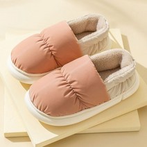 온열발열 따뜻한 보온용 실내화슬리퍼 여성용 겨울 퍼지 슬리퍼 미끄럼 방지 두꺼운 단독 실내 슬리퍼 열 플러시 빵 신발 랩 ankel 면화 슬라이드 신발